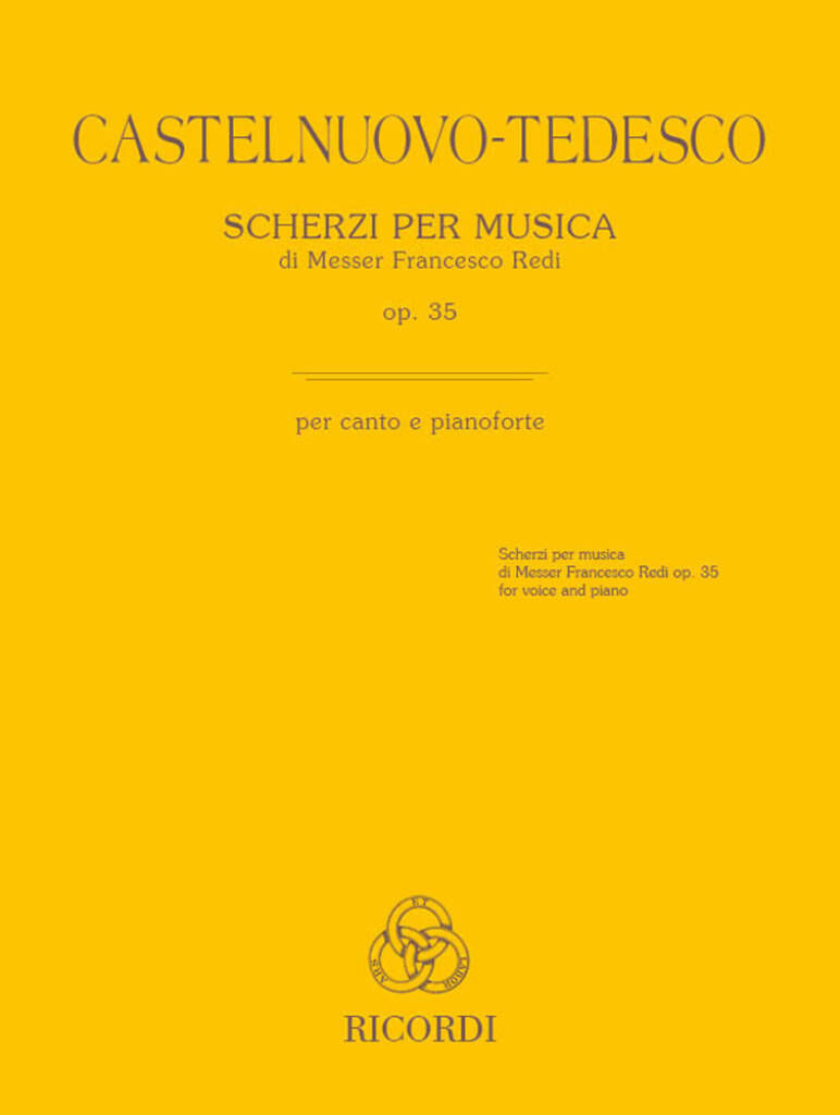 Scherzi per musica di Messer Francesco Redi op. 35